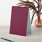 Plaque De Table Tendance Couleur Bourgogne foncé (En SItu (Tableau))