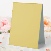 Plaque De Table Tendance Couleur Doux Jaune Table Panneau de Tente (In SItu (Mariage))