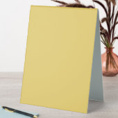 Plaque De Table Tendance Couleur Doux Jaune Table Panneau de Tente (En SItu (Tableau))