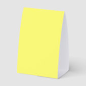 Plaque De Table Tendance de couleur été Beurre Jaune (Verso)