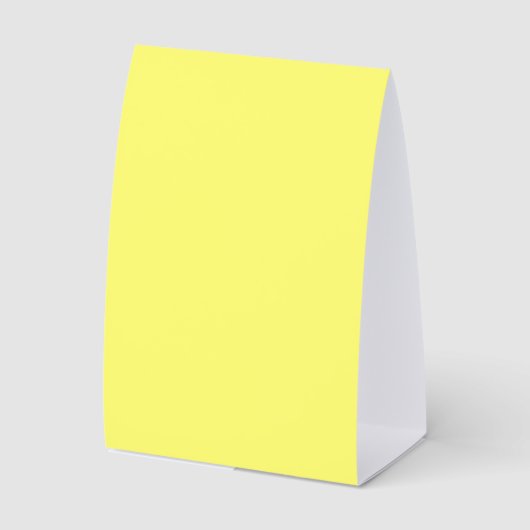 Plaque De Table Tendance de couleur été Beurre Jaune (Recto)