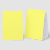 Plaque De Table Tendance de couleur été Beurre Jaune (Recto/verso)