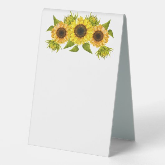 Plaque De Table Tente de carte numéro de table mariage (Verso)