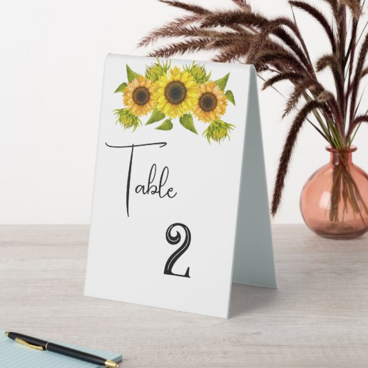 Plaque De Table Tente de carte numéro de table mariage (En SItu (Tableau))