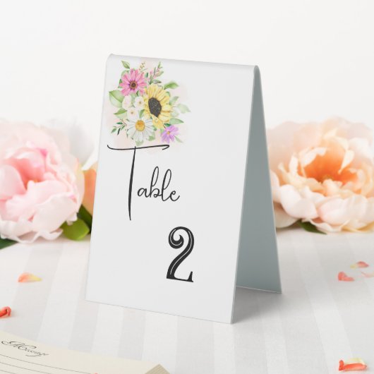 Plaque De Table Tente de carte numéro de table mariage (In SItu (Mariage))