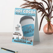 Plaque De Table Tente de table de cacao de Mike et Jen, 3 (En SItu (Tableau))