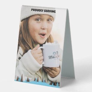 Plaque De Table Tente de table de cacao de Mike et Jen, 5