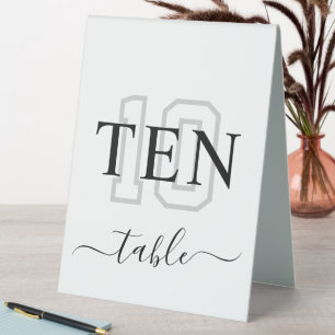Plaque De Table Tente de table numérotée élégante pour fêtes et év