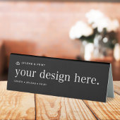 Plaque De Table Tente de table Signer votre conception Télécharger