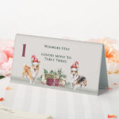 Plaque De Table Tentes de table Bunco un pour les adorables corgis (In SItu (Mariage))