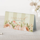 Plaque De Table Terracotta Blooming Rose Hydrangea Siège Floral (En SItu (Tableau))