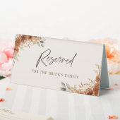 Plaque De Table Terracotta Fall Floral Rustic Réservé Mariage (In SItu (Mariage))