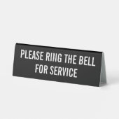 Plaque De Table Texte et couleur personnalisés (Verso)