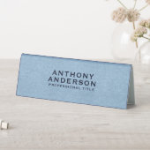 Plaque De Table Texture de tissu bleu clair (En SItu (Tableau))