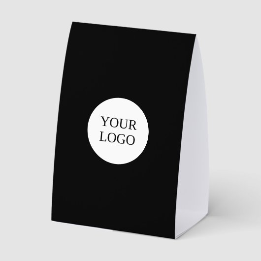 Plaque De Table Thank You Business Logo  QR Code (Verso)