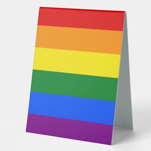 Plaque De Table The Colors of the rainbow (Recto)