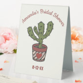 Plaque De Table Thème Cactus pour Enterrement de Vie de Jeune Fill (In SItu (Mariage))