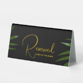 Plaque De Table Thème foncé (Verso)