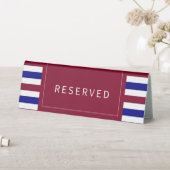 Plaque De Table Thème Royal Red et Blue Mariage Réservé (En SItu (Tableau))