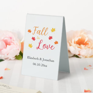 Plaque De Table Tomber dans l'amour