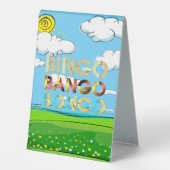 Plaque De Table TOP Bingo Bango Bongo (Recto)