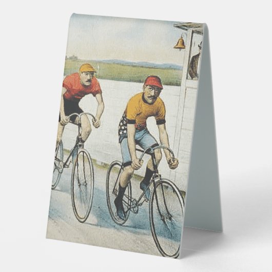 Plaque De Table TOP Cycling Old School (Verso)
