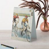 Plaque De Table TOP Cycling Old School (En SItu (Tableau))