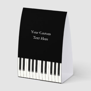 Plaque De Table Touches de piano élégantes personnalisées 4x6