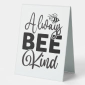 Plaque De Table Toujours être gentil (Recto)