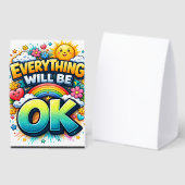 Plaque De Table Tout Ira Bien (Recto/verso)