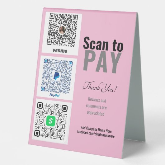 Plaque De Table Transactions commerciales Veno personnalisées (Recto)