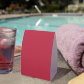 Plaque De Table Trendy Deep Raspberry Red - Paper Table Tent (InVersositu (sur table))