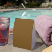 Plaque De Table Trendy Earthy Brown - Paper Table Tent (InVersositu (sur table))