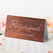Plaque De Table Trendy Modern Reserved Table Sign for Wedding   (In SItu (Mariage))