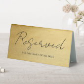 Plaque De Table Trendy Modern Reserved Table Sign for Wedding   (En SItu (Tableau))