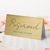 Plaque De Table Trendy Modern Reserved Table Sign for Wedding   (In SItu (Mariage))