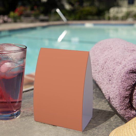 Plaque De Table Trendy Rustic Copper - Paper Table Tent (InVersositu (sur table))