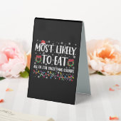 Plaque De Table Très Probable De Manger Tous Les Cookies De Noël (In SItu (Mariage))