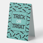 Plaque De Table Tricoter ou traiter les chauves-souris de fête d'H (Recto)