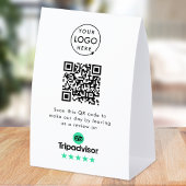 Plaque De Table Tripadvisor Table Tent Sign | QR Review Tabletop