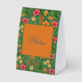 Plaque De Table Tropical/Hawaii patterned floral (Verso)