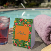 Plaque De Table Tropical/Hawaii patterned floral (InVersositu (sur table))