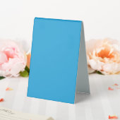 Plaque De Table un arrière - plan bleu avec un chat noir et blanc (In SItu (Mariage))