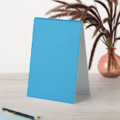 Plaque De Table un arrière - plan bleu avec un chat noir et blanc (En SItu (Tableau))