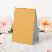 Plaque De Table un arrière - plan jaune avec une bordure noire (In SItu (Mariage))