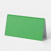 Plaque De Table un arrière - plan vert avec une bordure blanche (Verso)