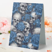 Plaque De Table Un crâne et une série Rose 12 (In SItu (Mariage))