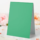 Plaque De Table un fond vert avec une bordure blanche (In SItu (Mariage))