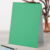 Plaque De Table un fond vert avec une bordure blanche (En SItu (Tableau))