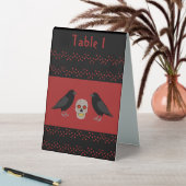 Plaque De Table Un manque de générosité de Ravens Halloween Party (En SItu (Tableau))